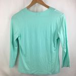 Cosabella  Lace Trim Blue Long Sleeve Top M NEW Photo 2