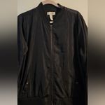 Charlotte Russe Classic Black Bomber Jacket Photo 3