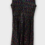 Grace Karin Sequin Multi Color Rainbow Faux Wrap Party Cocktail Mini Dress Sz M Photo 2