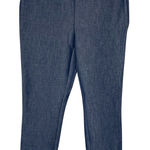 Loft Pants Womens 4 Blue High Waist Skinny Trouser Dress Career Office Casual Photo 0