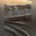 PINK - Victoria's Secret PINK Victoria Secret Ultimate YOGA Black Pant LG beaded full length high waist Photo 3