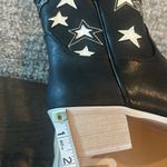 New in Box Mi.im Valencia Star Cowboy Boots Sz 7.5 Black Photo 6