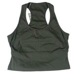 Halara  women's XL olive green bra cami crop new athletic unpadded Photo 0