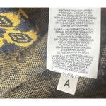 CAbi Kensington Proper Standout Medallion Blazer Jacket 3372 Mustard & Blue M Photo 9