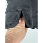 Talbots ‎ The Grace Fit Double Breasted Blazer Jacket Silk Ribbed Black Size 10 Photo 2