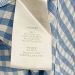 Tibi  Summer-Fresh Midi Shirtdress Long Sleeve Gingham Printed Blue Size 4 Photo 7