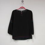 ECI  Beaded Blouse Size 10 EUC Photo 3