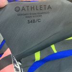 Athleta womens 34 B C medium small swim top tropical underwire print bathing bea Photo 1