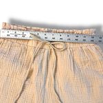 SheIn  Oatmeal MID-WEIGHT LINEN Cropped TAPERED LEG LAGENLOOK Pants Sz S/M? Photo 6