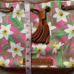 Dooney & Bourke  Pink Daffodil Drawstring Purse Photo 5