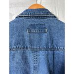 VTG Sergio Valente Jean Jacket Medium Shirt Shacket Pockets Blue Denim Cotton Photo 9