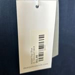 Dear John NWT  Kristen Navy Loose Boxy Fit Short Sleeve V-Neck Blouse Photo 3