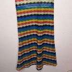 Petal Dew Multicolor Crochet Knit Maxi Skirt. Size M Red Size M Photo 8