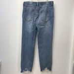 C'EST TOI DISTRESSED BOYFRIEND JEANS Raw hem sz 9/28 Blue Photo 5