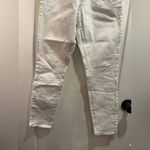Loft  Maternity White stretch denim Size 8 Photo 1