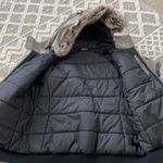 The North Face grey faux fur hooded winter jacket Photo 5