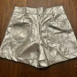 Glam Metallic Silver Skort  Photo 1