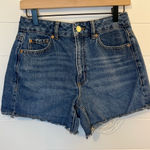 Garage  Mom Denim Blue Women's Shorts size 1/25 Y2K Summer Beach Photo 0