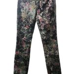 Bebe Floral Print Skinny Jeans Colorful Casual Pants Size 27 Photo 0