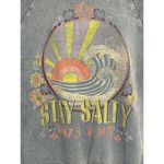 Billabong  X The Salty Blonde Faded Blue Long Sleeve Relaxed Sweatshirt-  Small Photo 3