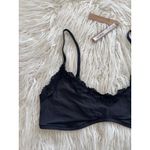 SKIMS Skim Fits Everybody Lace Scoop Bralette Onyx Size 2X Photo 2