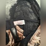 Nordstrom Black Bow Noire Lace Chemise in Sand Tiger Photo 5