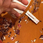 Xhilaration 4/$25 NWT  Floral Square Neck Sleeveless Tie Front Cropped Jumpsuit S Photo 4