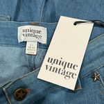 Unique Vintage NEW  Blue Denim Daisy Duke Shorts Women’s Large Photo 3