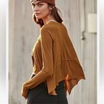 Free People FP Movement Tempo Long Sleeve Tee - Russet Orange/Copper - Medium M Photo 6
