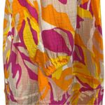 Sanctuary Mini Dress Babydoll Scoop Neck 70s Style Tan Pink Women’s Size Small Photo 8