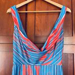 Commence Commense Flaming Passions Long Dress Cowl V-Neck Sleeveless Size Small NEW Photo 2