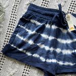 C&C California Athletic Shorts Blue and White Tie-Dye Photo 5