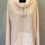 Calvin Klein Cozy Pink Cowl Neck top with front pocket Photo 0