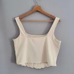 EXPRESS Women's Cream Body Contour Bustier Crop Top Size XL Photo 1