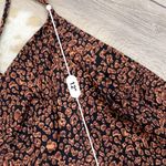 Kittenish Leopard Print Bandana Satin Crop Top Photo 3