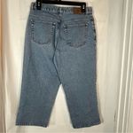 Ralph Lauren Lauren  Capris Jeans Womens Size 12 High Rise Stretch‎ Slits Momcore Photo 3