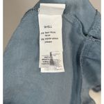 Cupshe Size L Womens Dress Light Blue Ruffle Hem Short Sleeve Blouse F Rayon/Po Photo 8