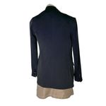 Diane Von Furstenberg  Black Blazer Jacket Unstructured Lightweight Size Medium Photo 1