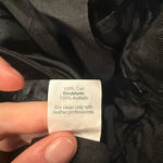 J.Crew Vintage  Black 100% Leather Mini Skirt Photo 4