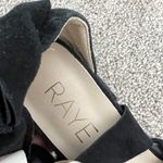 Raye Sebastian Suede O-Ring Criss Cross Ankle Wrap Sandals Heels Black Size 6 Photo 5