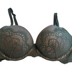 Victoria's Secret  Bra Womens Dream Angels Push Up Green‎ Lace Size 32D Underwire Photo 0