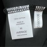 New York And Company New York & Co black cap sleeve 100% cotton dress with pockets size medium Photo 4