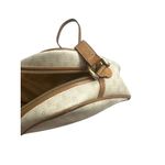 Gucci  Vintage Cream Tan Leather Logo Crossbody Bag Photo 9