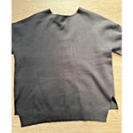 THML  Cardigan Womens Size Small‎ Blue White Ruffle Fringe Boho Southwestern Photo 6