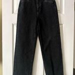 Ann Taylor ‘the easy straight’ distressed black denim jeans, size 0 Photo 0