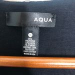 AQUA  black sleeveless little black fit flare dress Photo 2