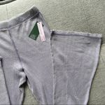 Wild Fable  Waffle Knit Thermal Boho Flare Leg Pants Legging Purple Large Photo 6