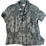 Wilfred Aritzia  Black Tonal Floral Button Down Shirt Women's Size XS Photo 0