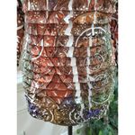 Investments Multicolor Tiered Ruffles V Neck Long Sleeve Ruffle Top Blouse XL Photo 2