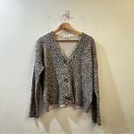 Madewell Women's Ditsy Cameron Ribbed Coziest Yarn Boxy Cardigan Sweater Size S Photo 1